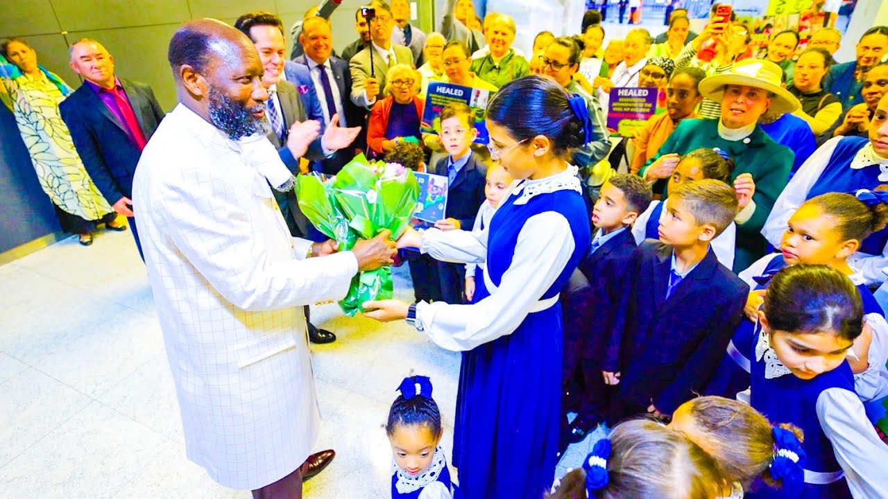 The grand arrival and reception of the Prophet in São Paulo.